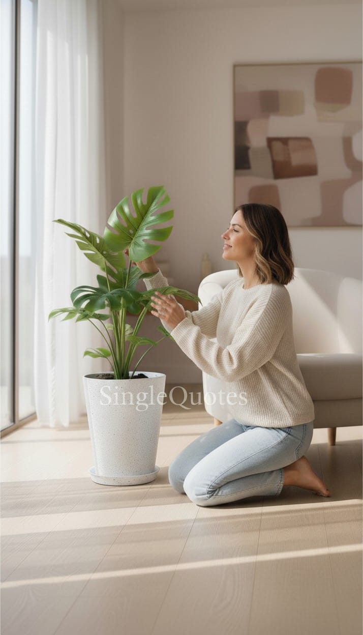 ROYARA Tower 14 inch Planter with Tray - White Stone