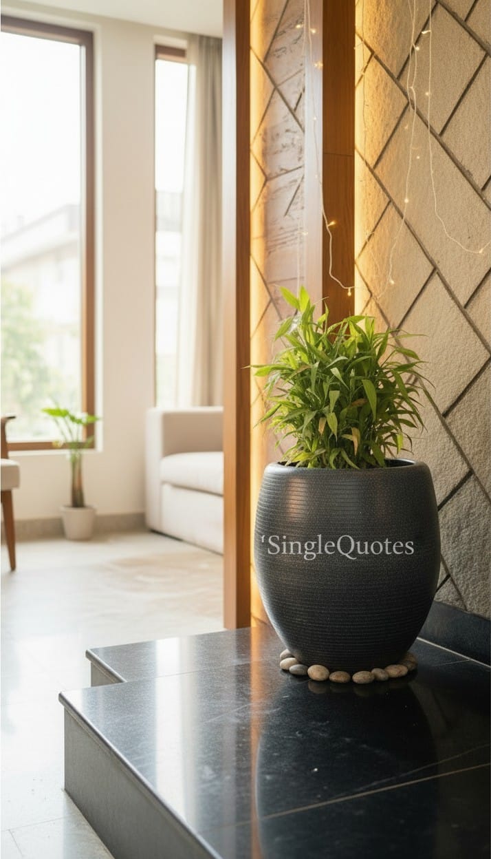 ROYARA 20 inch Planter - Black Stone