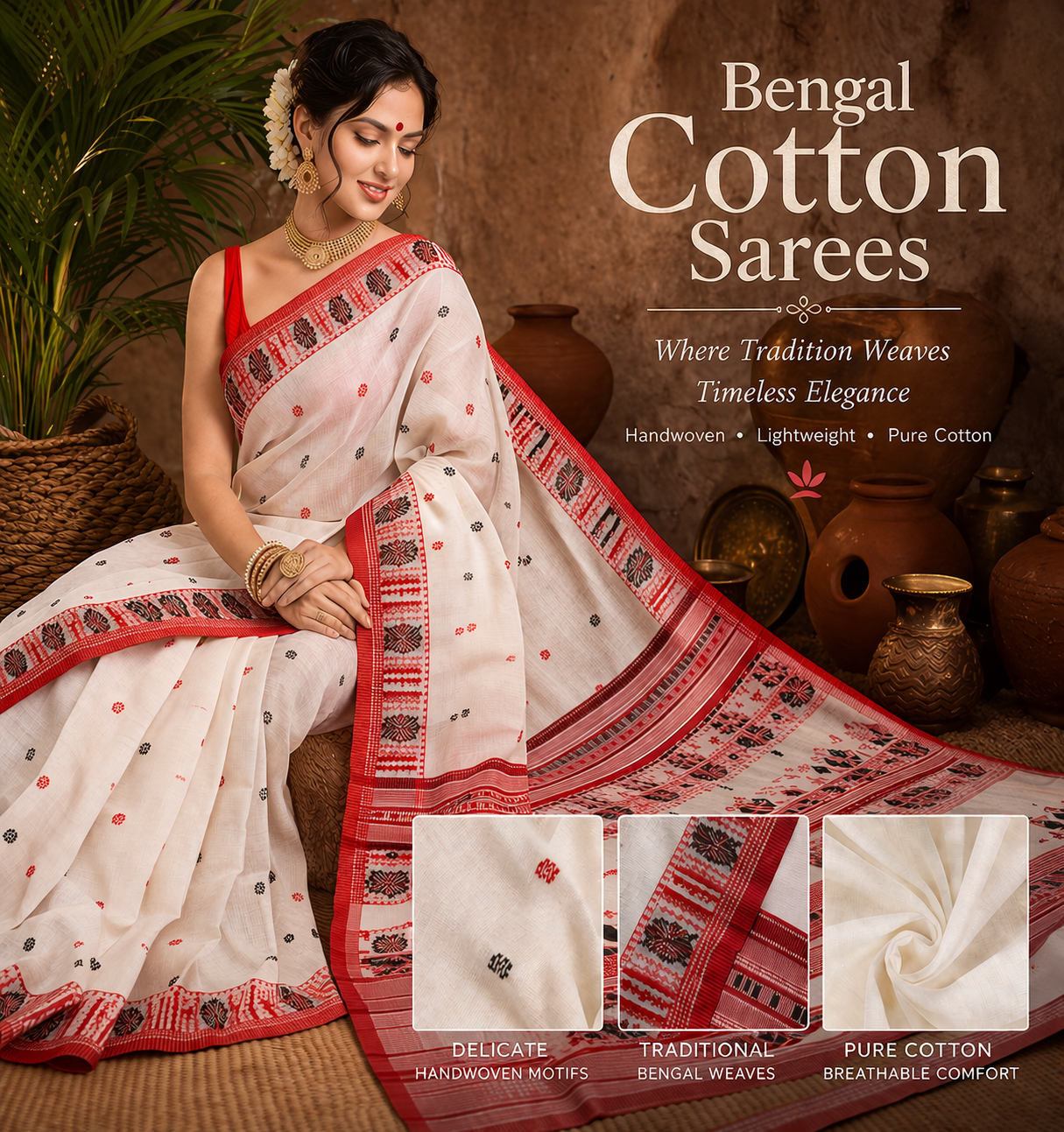 Bengal Cotton Sarees